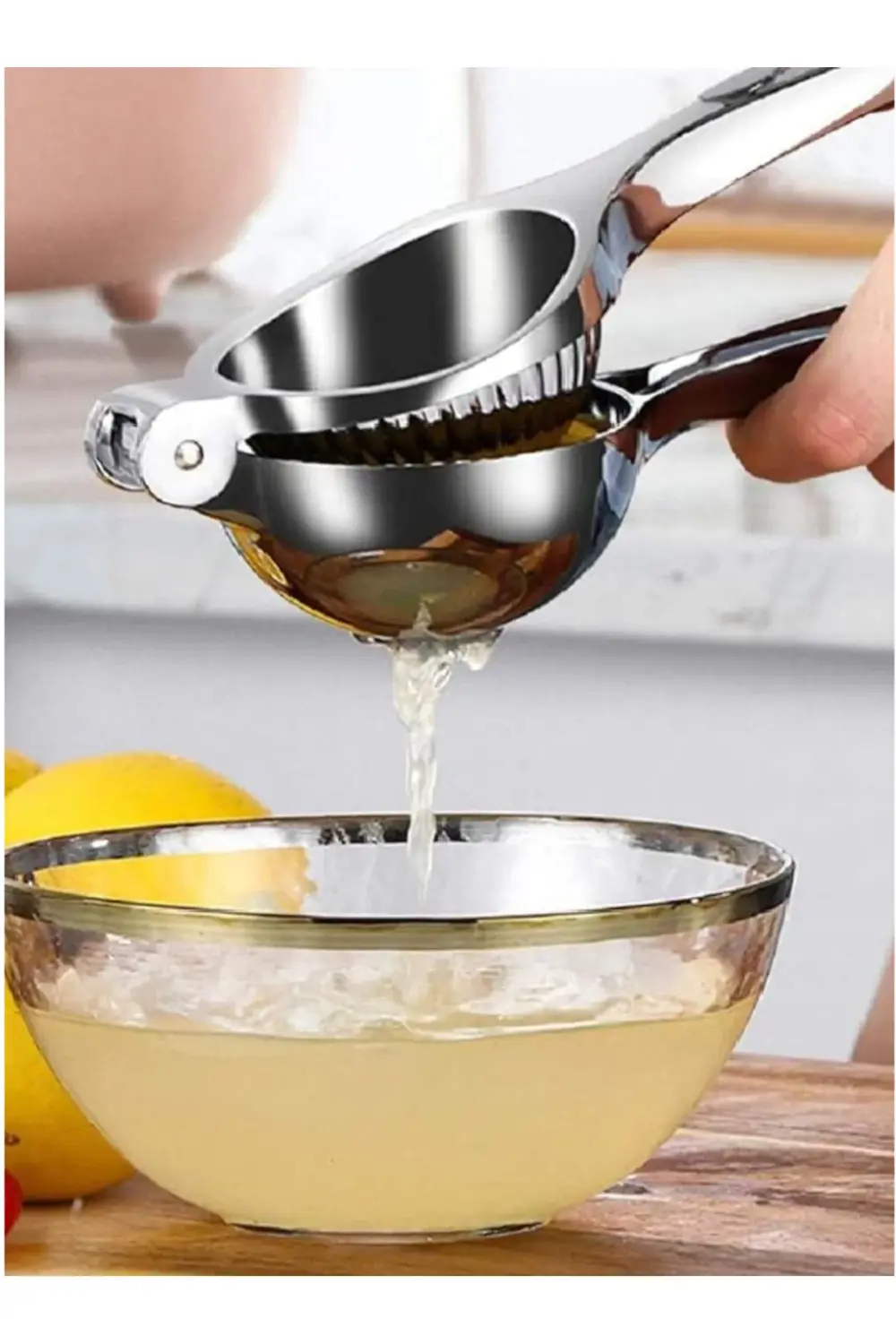 A Kalite Paslanmaz Çelik Narenciye Sıkacağı Çelik Krom Kaplama Dö