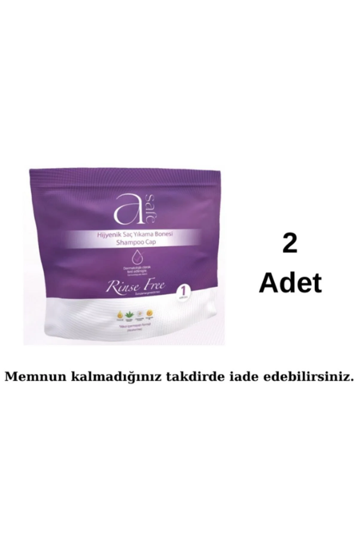 A Safe Hijyenik Saç Yıkama Bonesi 2 Adet