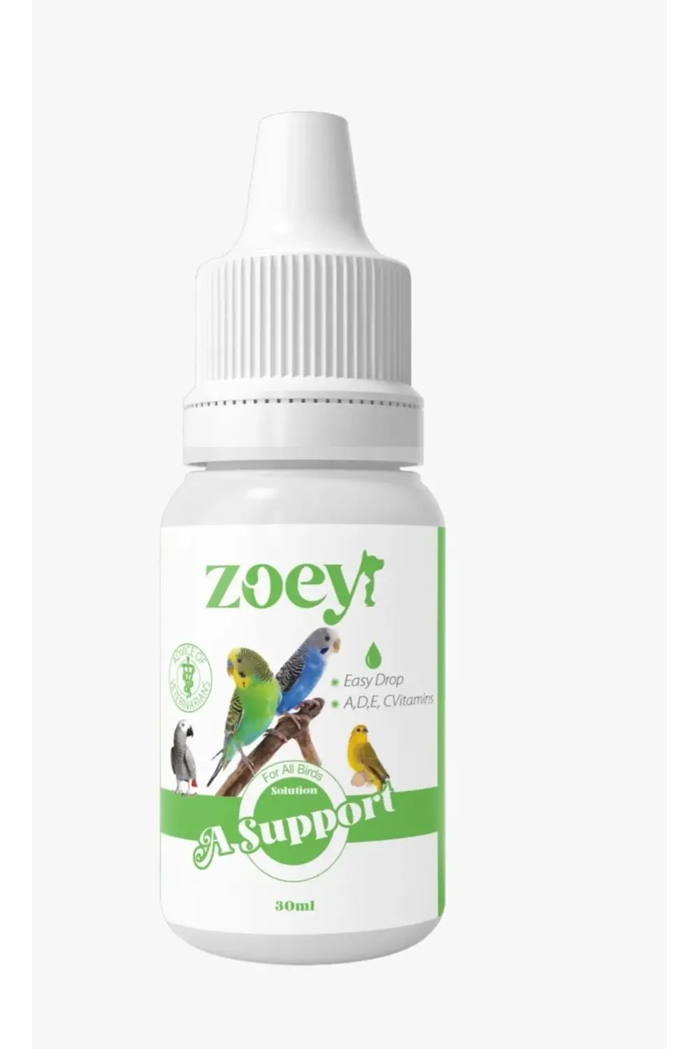 A SUPPORT A,D,E ve C Kuş Vitamini Desteği 6'lı