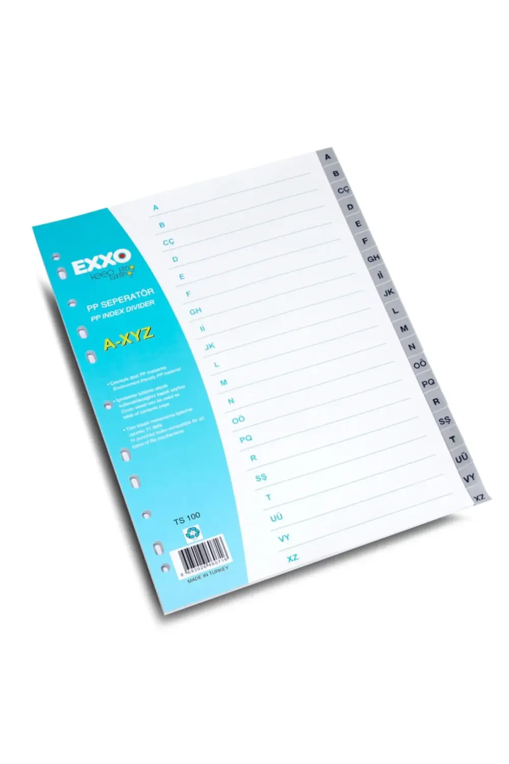 A-xyz Seperatör Dosya Ayracı Ts-100
