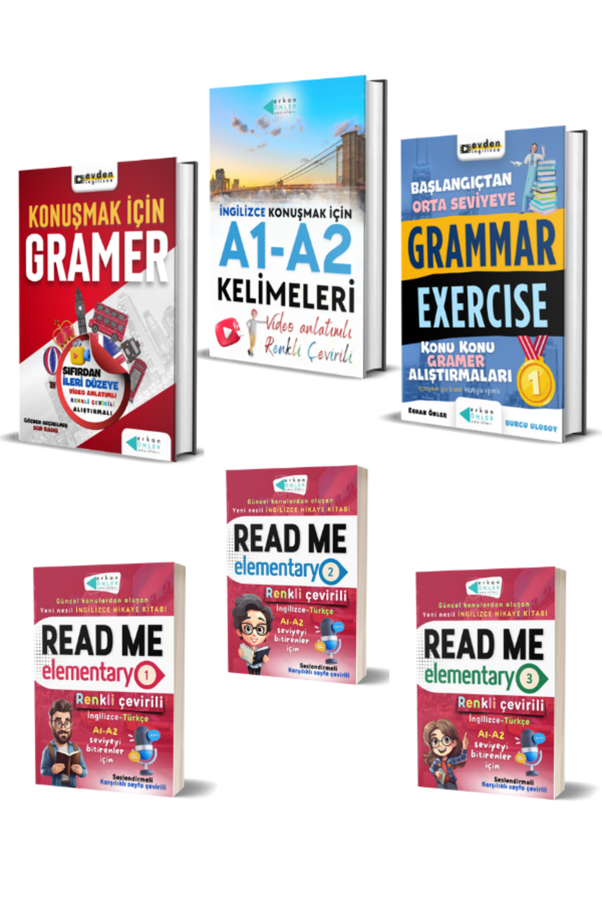 A1-A2 İNGİLİZCE EĞİTİM SETİ (VİDEO KONU ANLATIMLI)