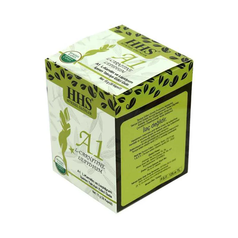 A1 L-Carnitine Lepidium Bitkisel 30 Kapsül X 10 Adet