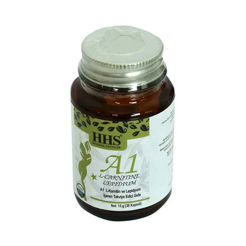 A1 L-Carnitine Lepidium Bitkisel 30 Kapsül X 10 Adet