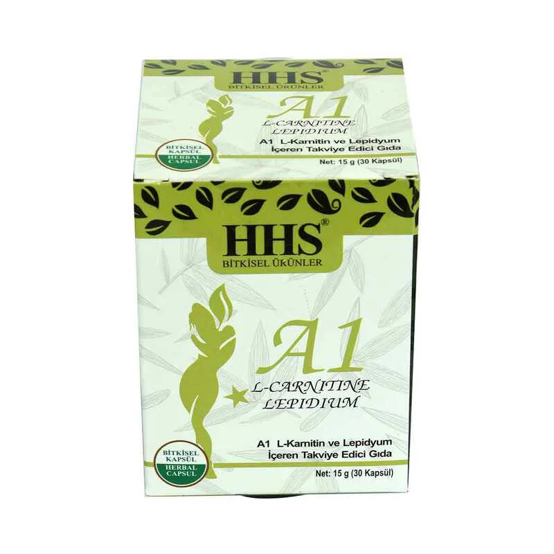 A1 L-Carnitine Lepidium Bitkisel 30 Kapsül X 10 Adet
