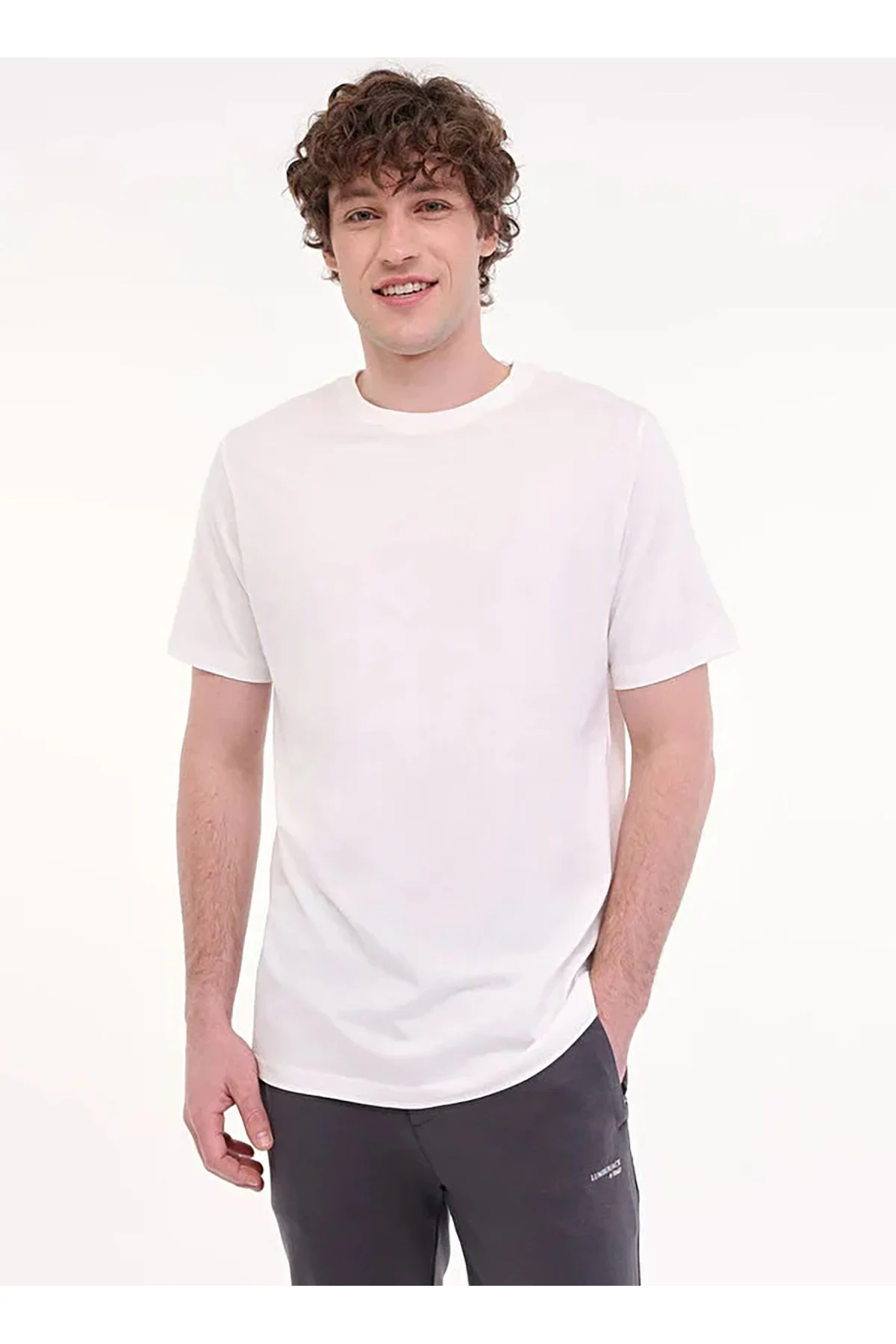 A10193941608010-MB CT110 PM C NK T- Kırık Beyaz Bisiklet Yaka Reg