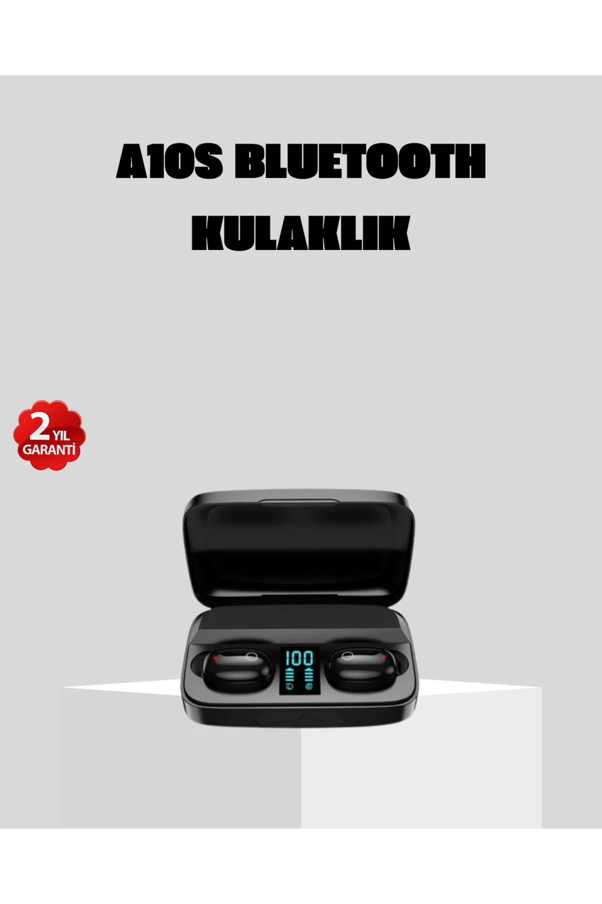 A10s Kablosuz Bluetooth Kulaklık – 1800mAh Powerbank, Otomatik Eşleşme, iOS/Android Uyumlu
