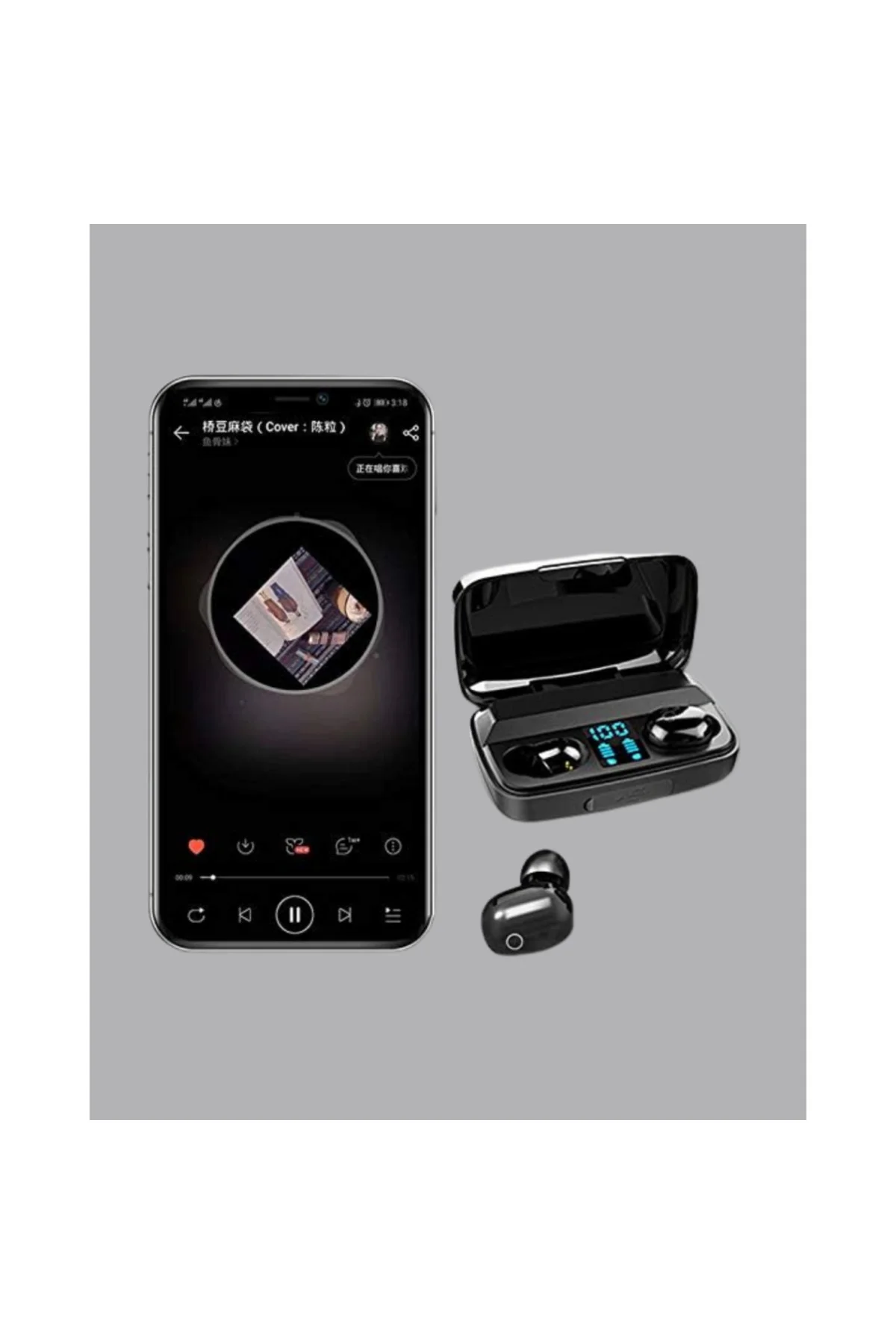 A10S Kablosuz Bluetooth Kulaklık 1800Mah Powerbank, Eşleşme, Ios 