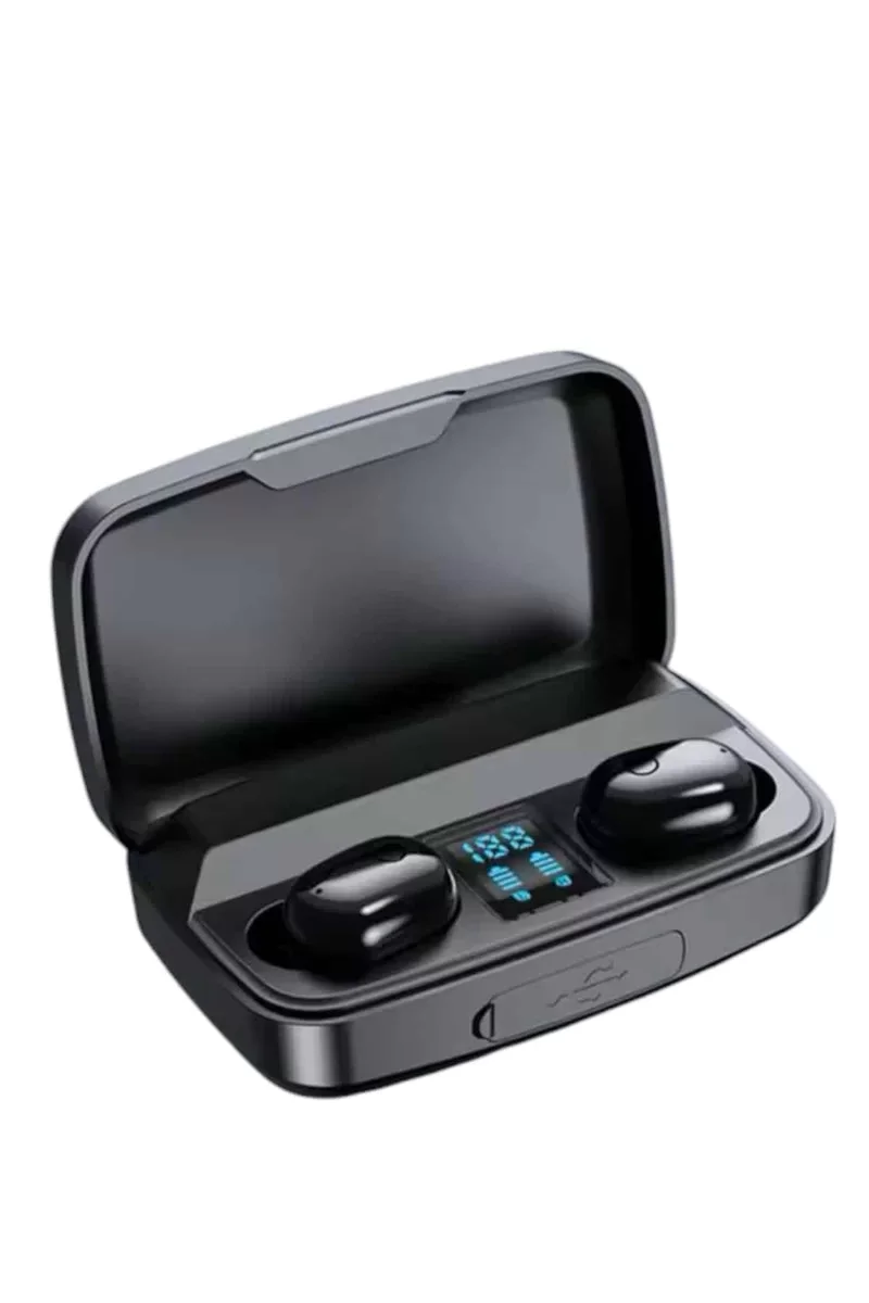 A10S Kablosuz Bluetooth Kulaklık - TWS, 1800 mAh Şarj Kutusu ve Telefon Şarjı