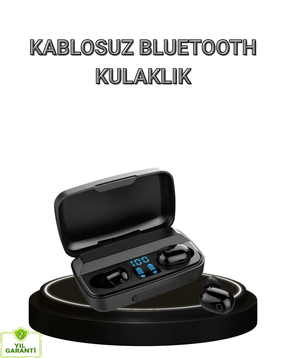 A10s Kablosuz Kulaklık TWS - Çipli, Dokunmatik ve 1800 mAh Şarj Kutulu