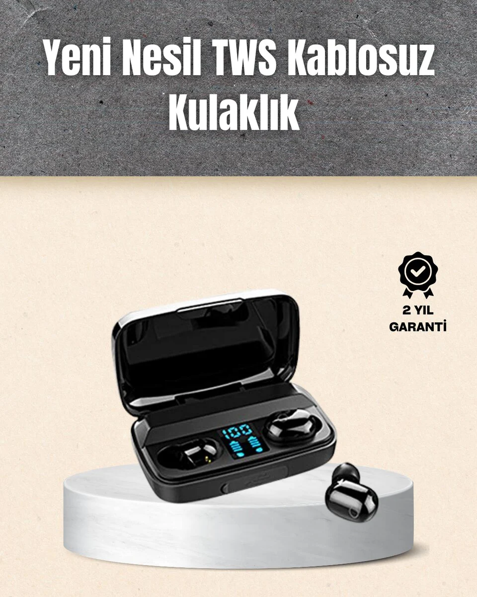 A10s TWS Ergonomik Bluetooth Kulaklık - Bluetooth 5.0, Uzun Pil Ömrü, Düşük Gecikme