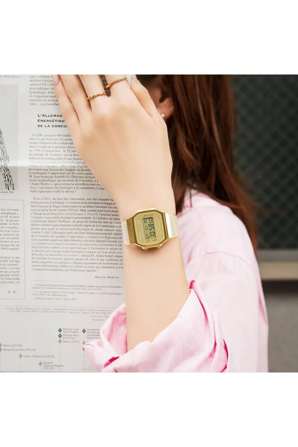 A168xesg-9Adf Dijital Retro Kol Saati