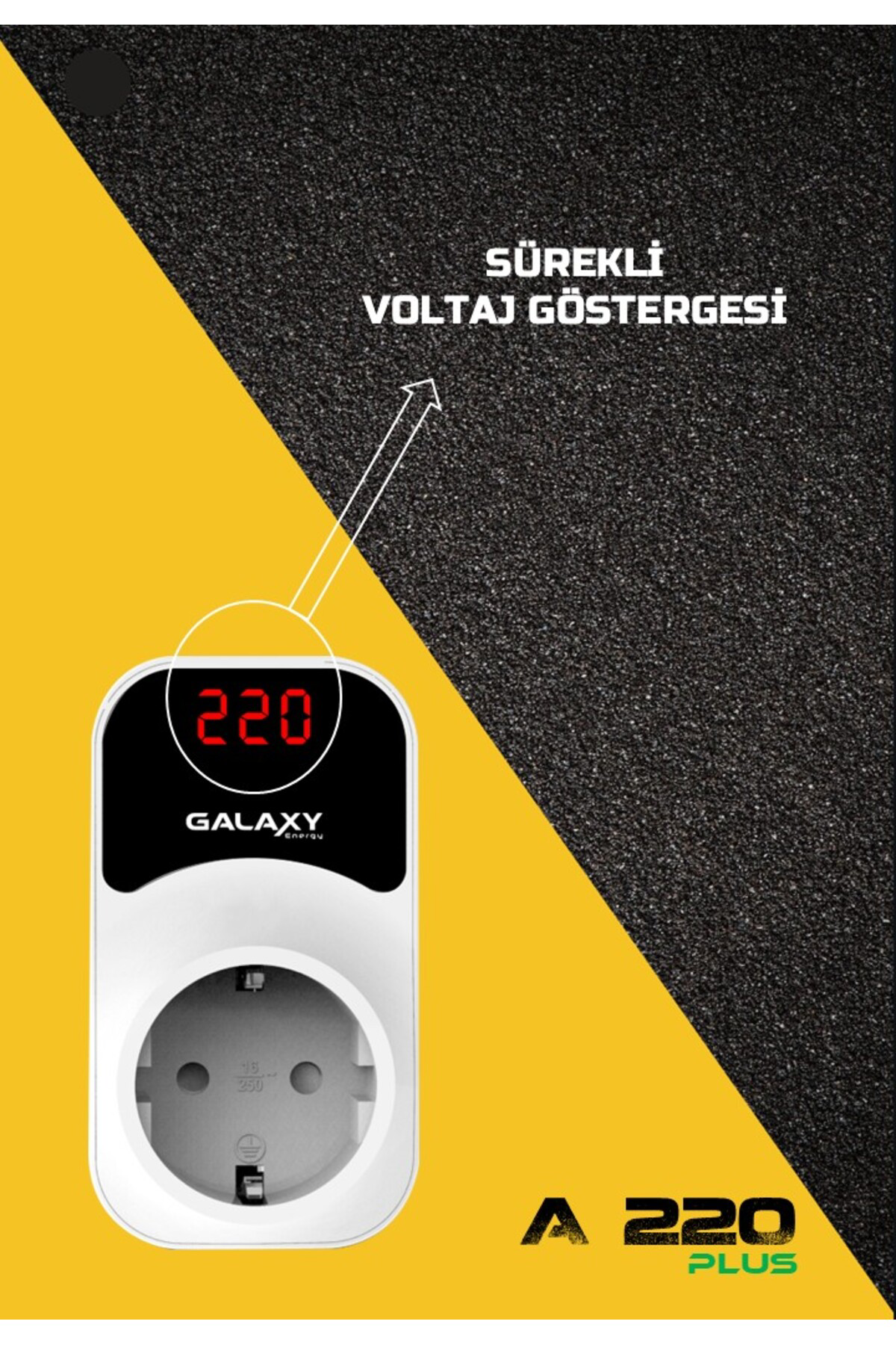 A220 Plus Dijital Ekranlı Akım Koruma Prizi