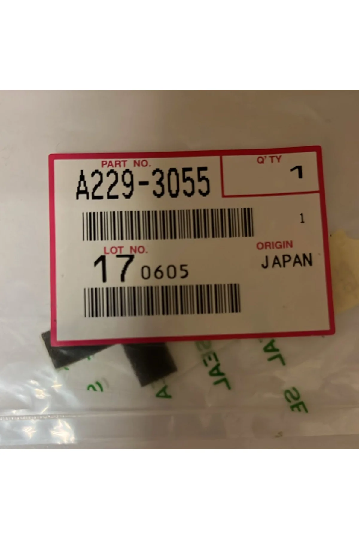 A2293055 FRONT DRUM SEAL (DRUM ÖN / SAĞ / SÜNGER / PED / BANDI) 551 / 650 / 700 / 1055 ORJİNAL
