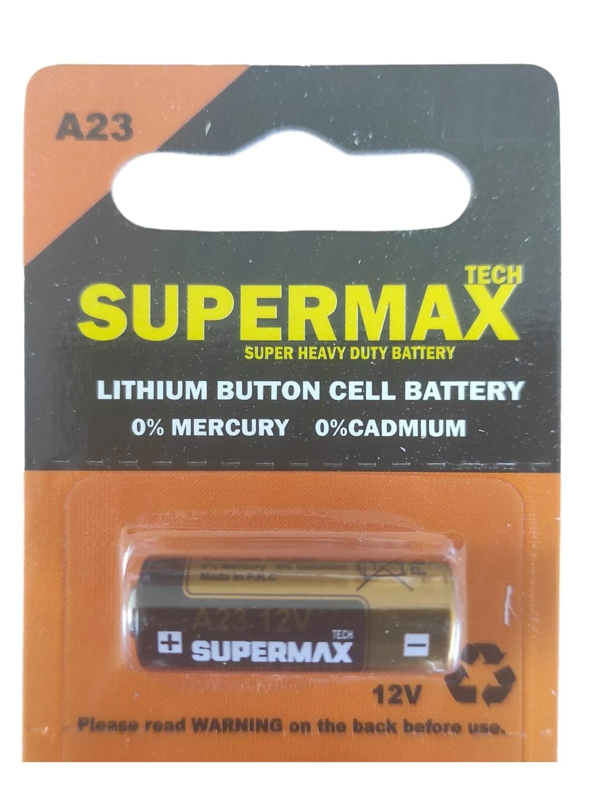 A23-5B   Supermax 23A 12V Pil