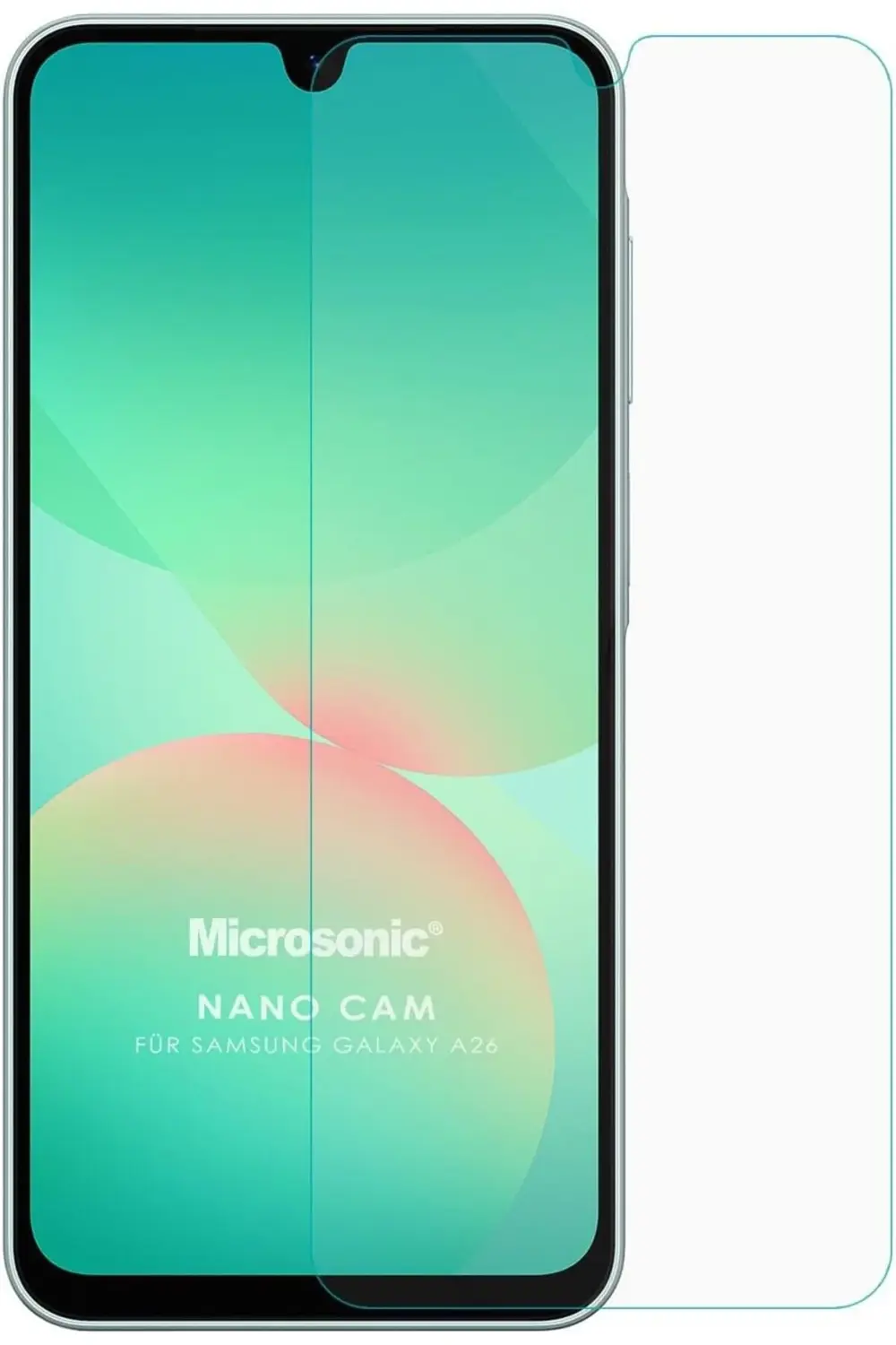 A26 Glass Cam Ekran [ A26 ile Uyumlu Ekran - Şeffaf] 1169806