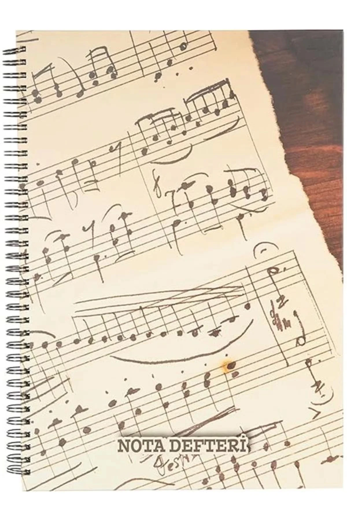A4 80 Yp.Sert Kapak Spiralli Müzik Defteri
