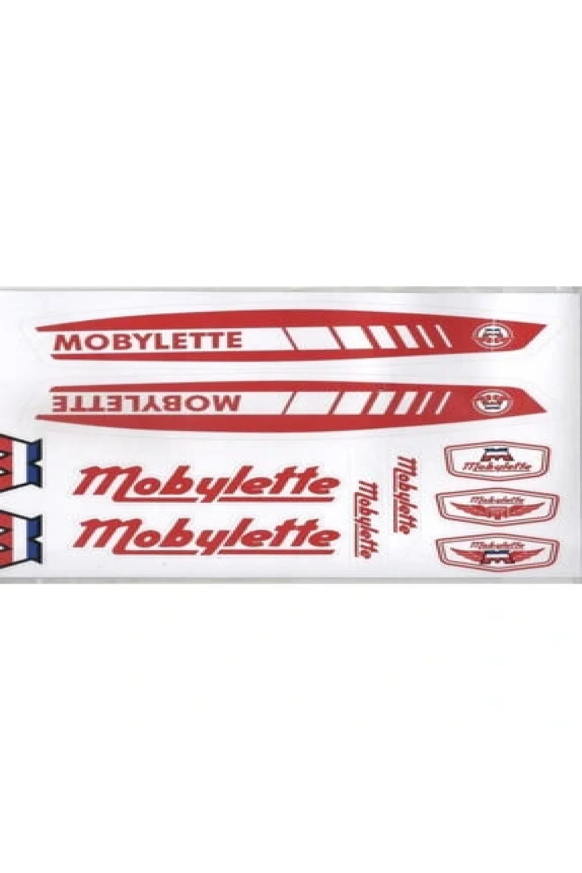 A4 Çıkartma Mobilet Kırmızı Üniversal Etiket Seti