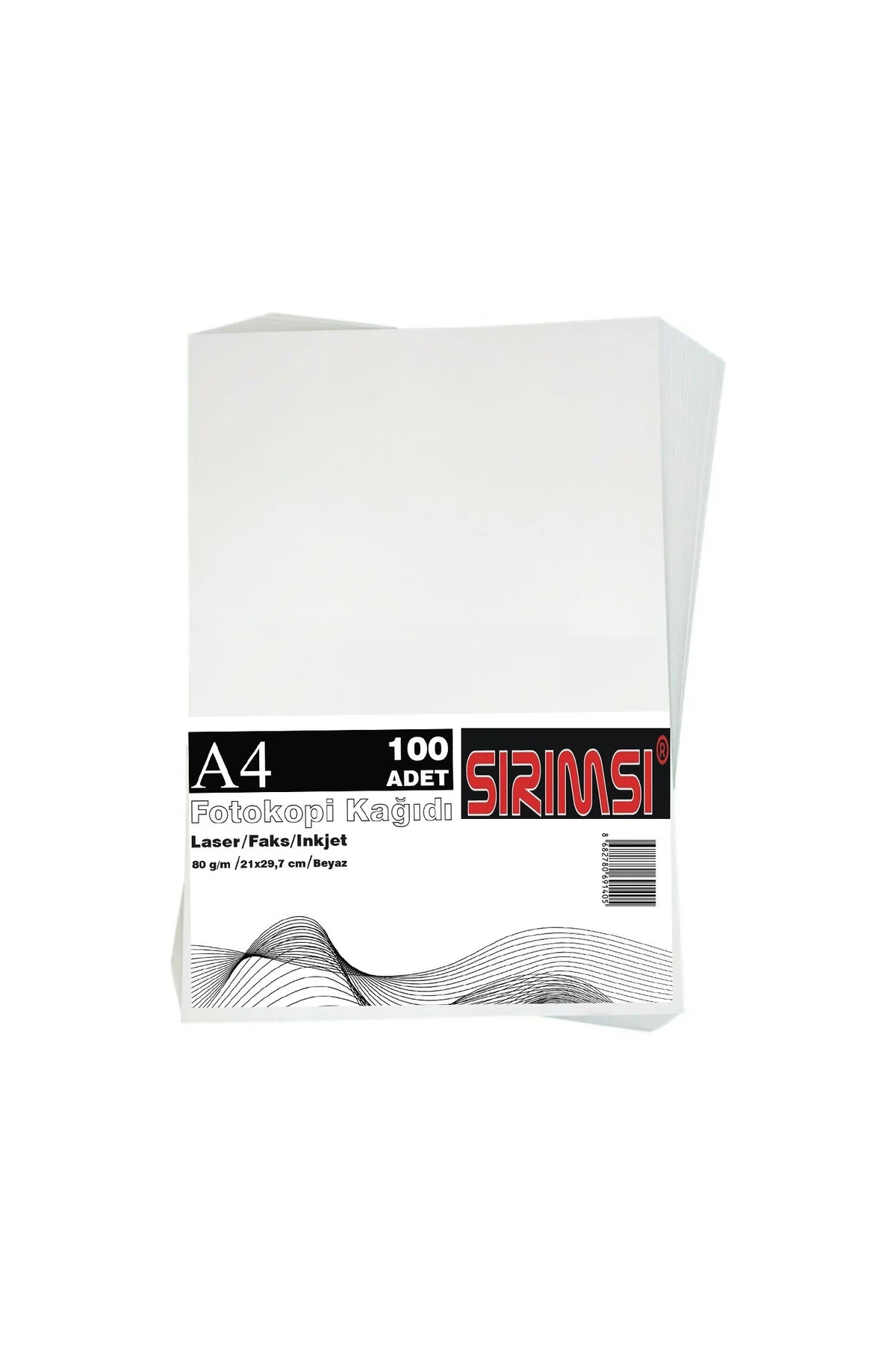 A4 Fotokopi Kağıdı 100'lü Paket 80 Gr.