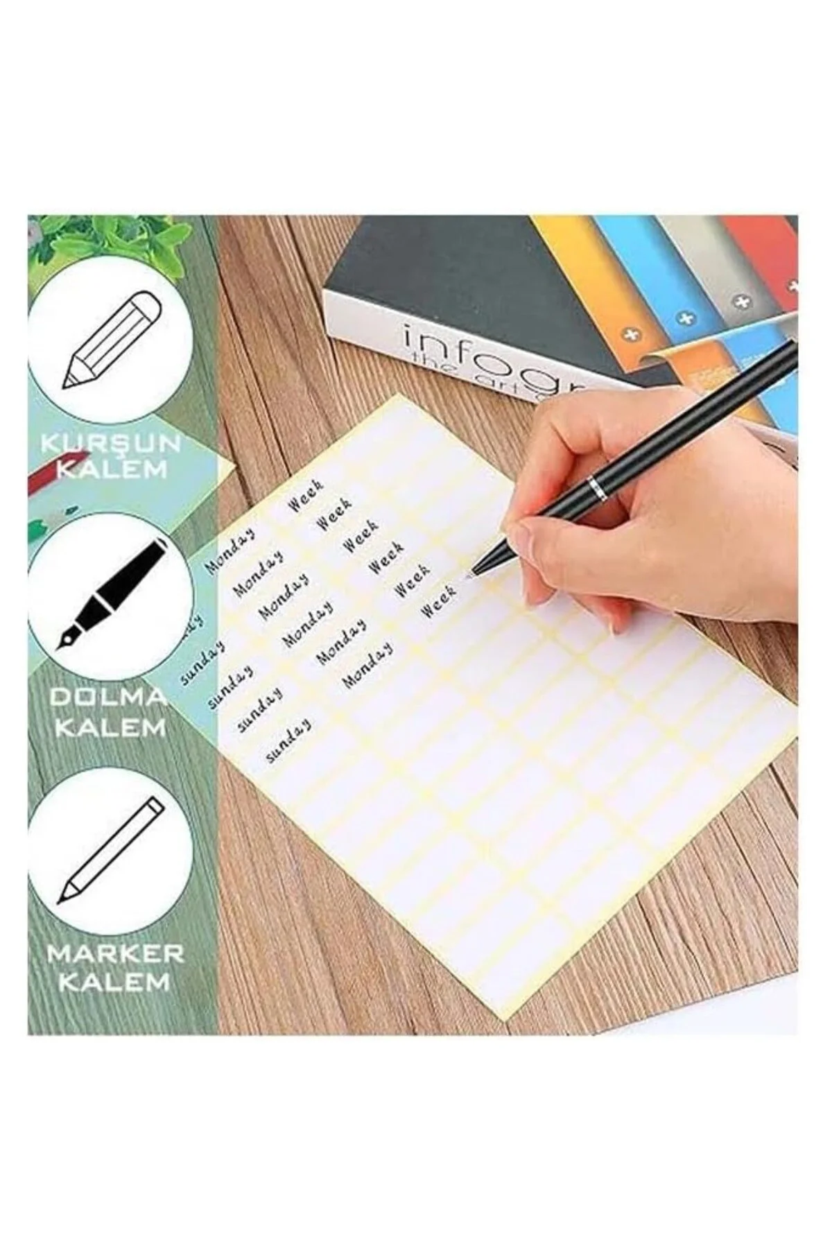 A4 Hazır Etiket 210x148.5 mm 10 Sayfa 1 Paket 2 li Kendinden Yapı