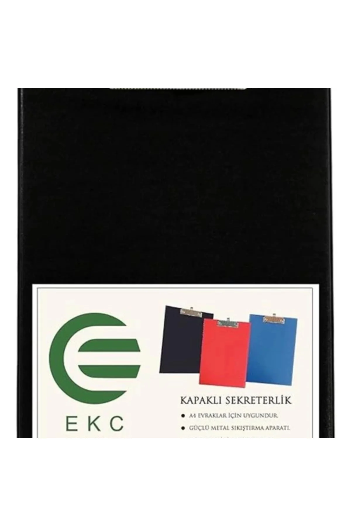A4 Kapaklı Sekreterlik Siyah, Bloknot Yazı Tablası, Clipboard