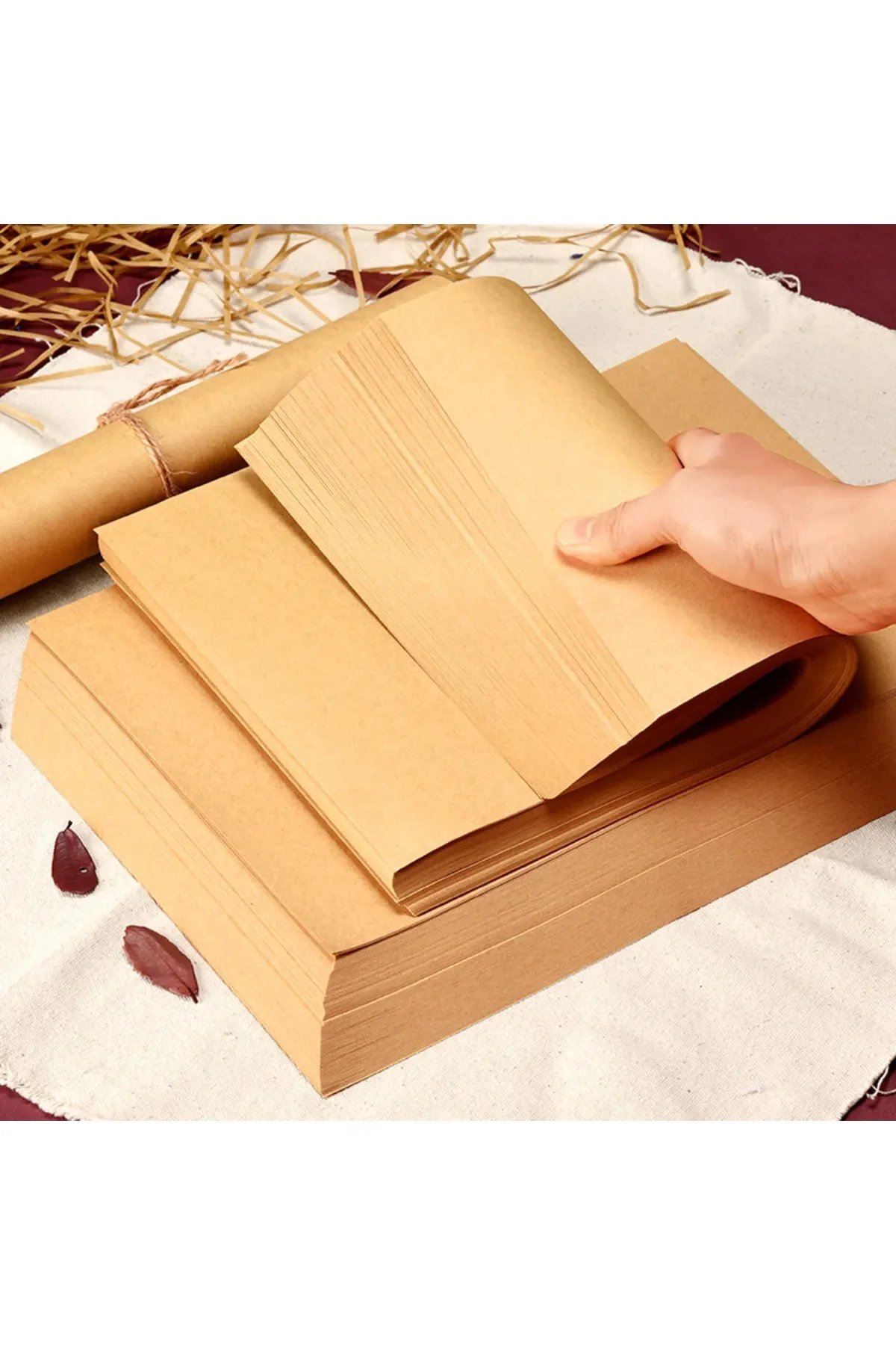 A4 Kraft Kağıt Karton (190 GR/M2) 10 Adet (21*29,7 CM)