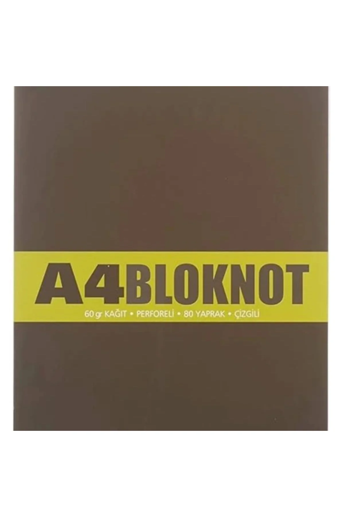 A4 Pet Spiralli Bloknot 80 Yaprak, Çizgili