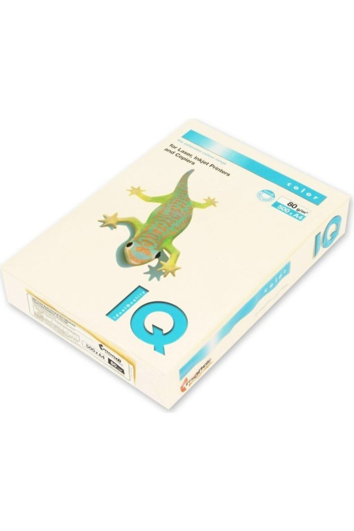 İq Color A4 Renkli Fotokopi Kağıdı 500 Lü 80 Gram Açık Krem