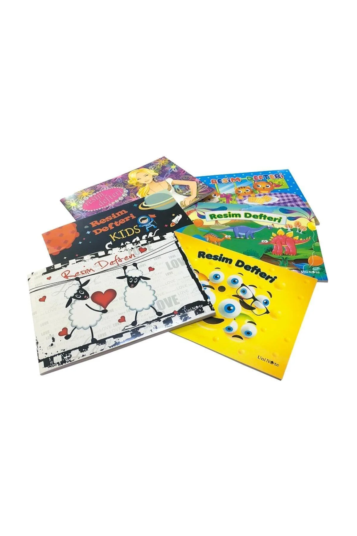 A4 Resim Defteri 40 Yaprak Büyük Boy Karton Kapak (12 Lİ PAKET) T