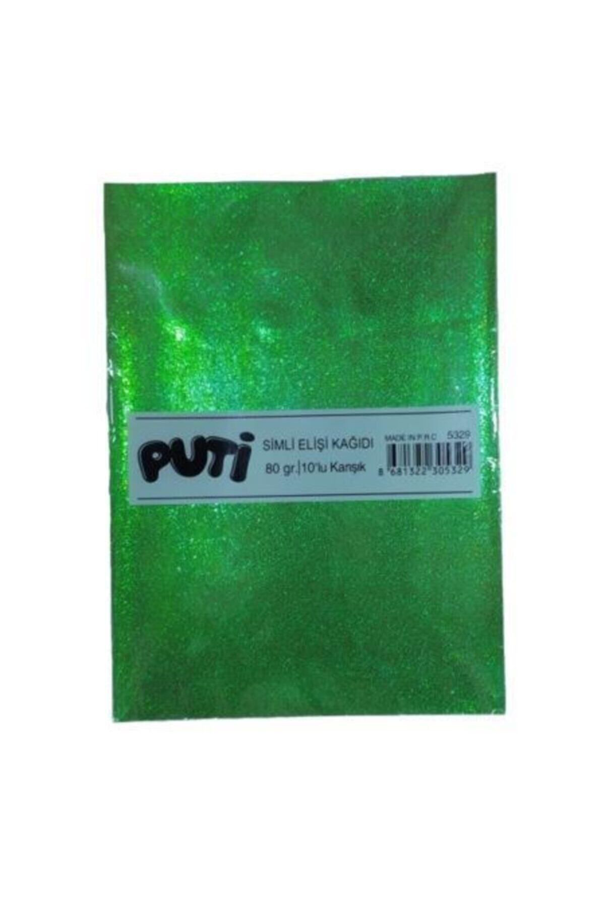 Puti A4 Simli Elişi Kağıdı 10 Renk 80 Gr