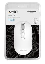 A4 Tech Fg20 Beyaz Nano Kablosuz Optik 2000 Dpi Mouse