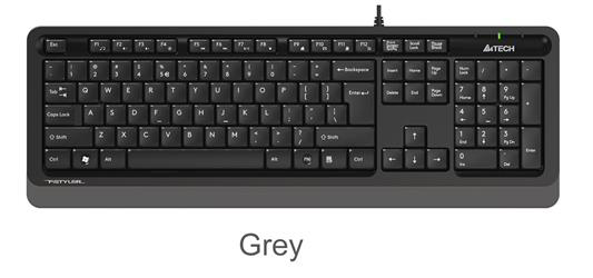 A4 Tech Fk10 Q Usb Fsytyler Gri Tr Fn-Multimedya Klavye