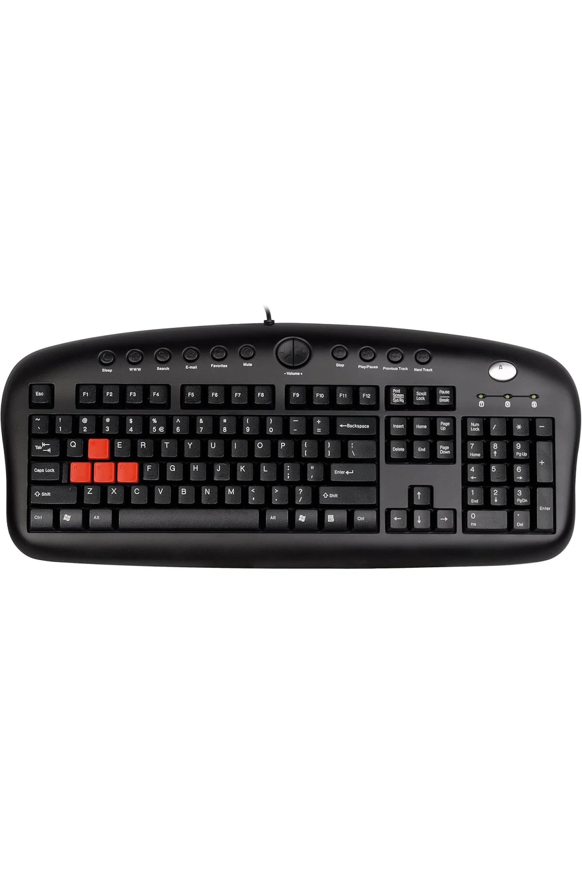 A4 Tech KB-28G Q Türkçe Multimedya Gaming (Oyuncu) Klavye, Oyuncu