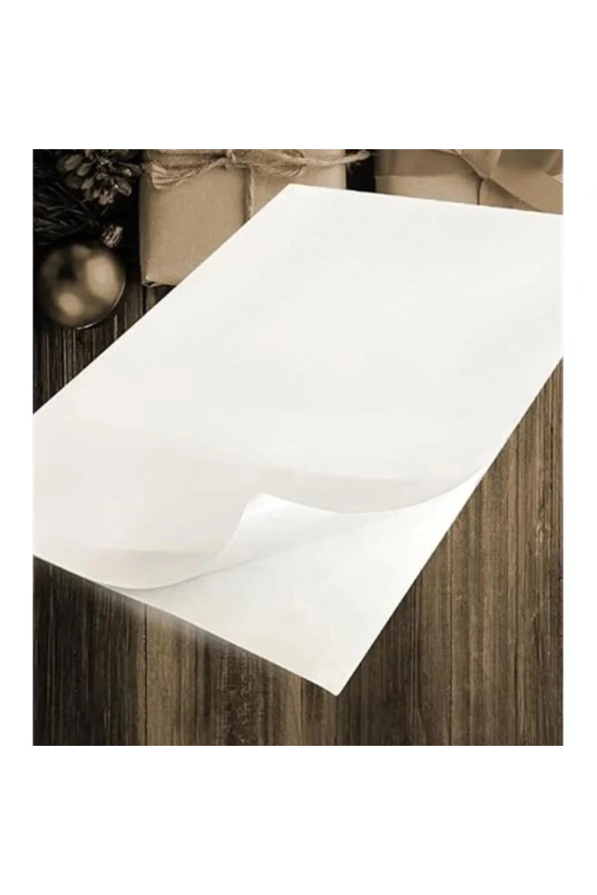 A4 Yapışkanlı Etiket Kağıdı, 21x29.7 cm, 25 Yaprak, 160 gr, Tüm Yazıcılarla Uyumlu, Beyaz
