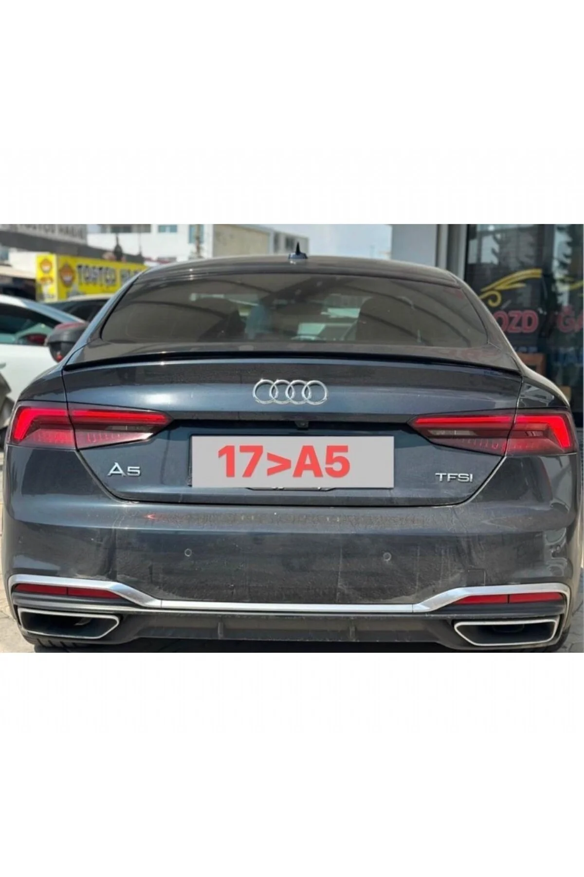 A5 2017- MODEL ASTARLI PLASTİK SPOİLER