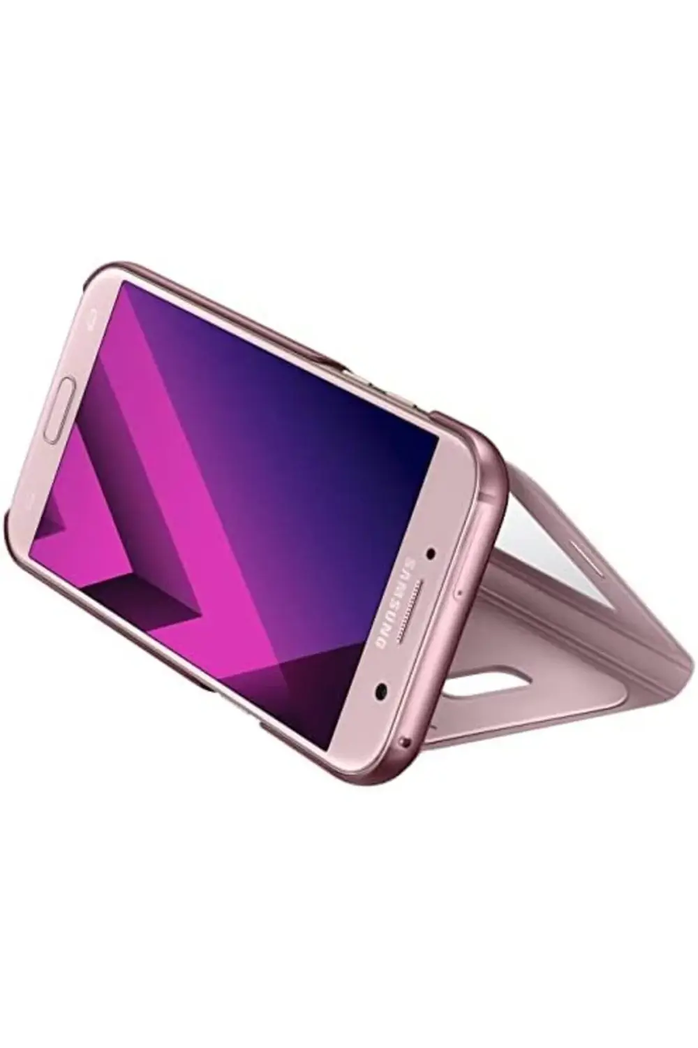 A5 2017 S-View Kılıf, Pembe 395519