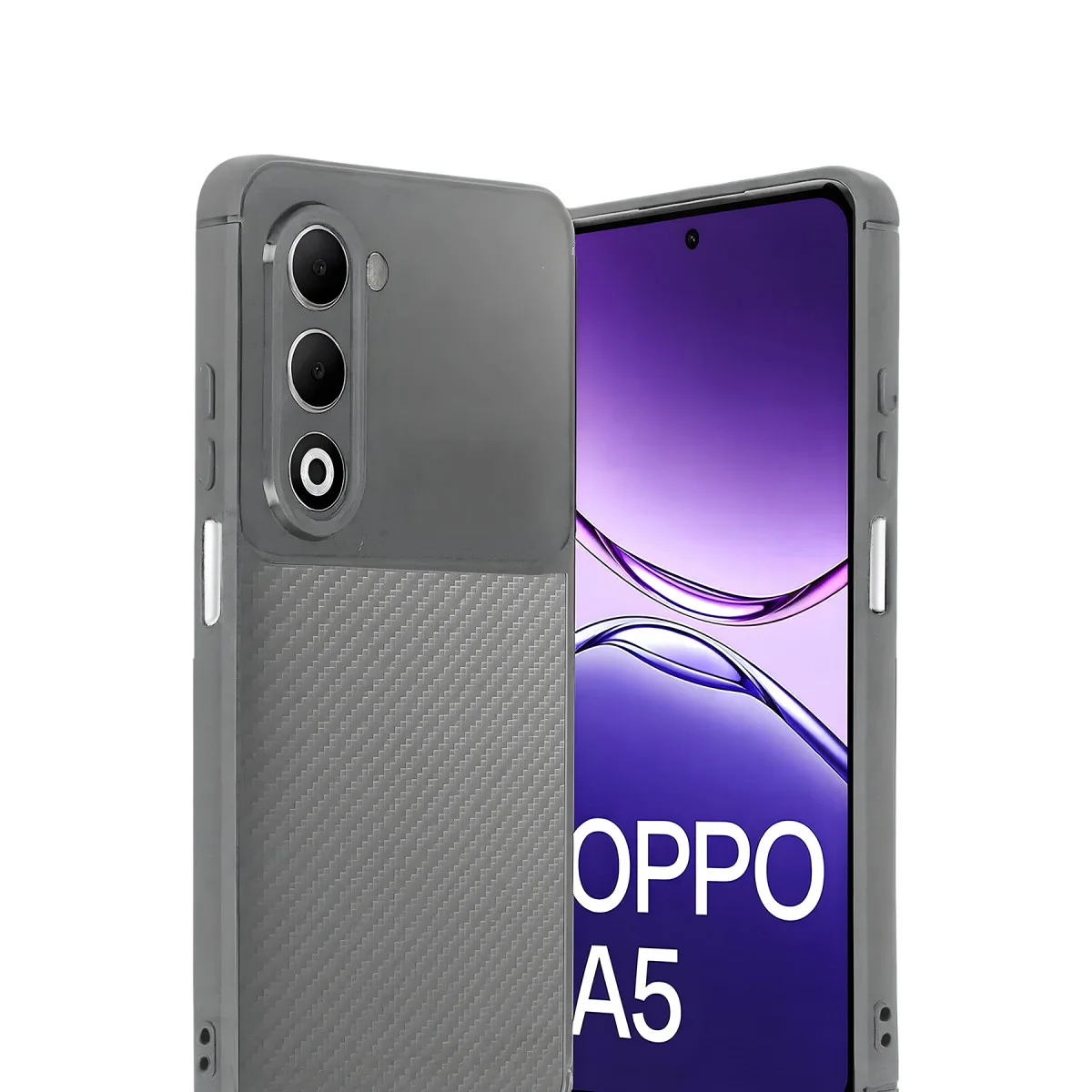 A5 4G Auto Focus Karbon Kapak - Gri Kılıf ve Koruması