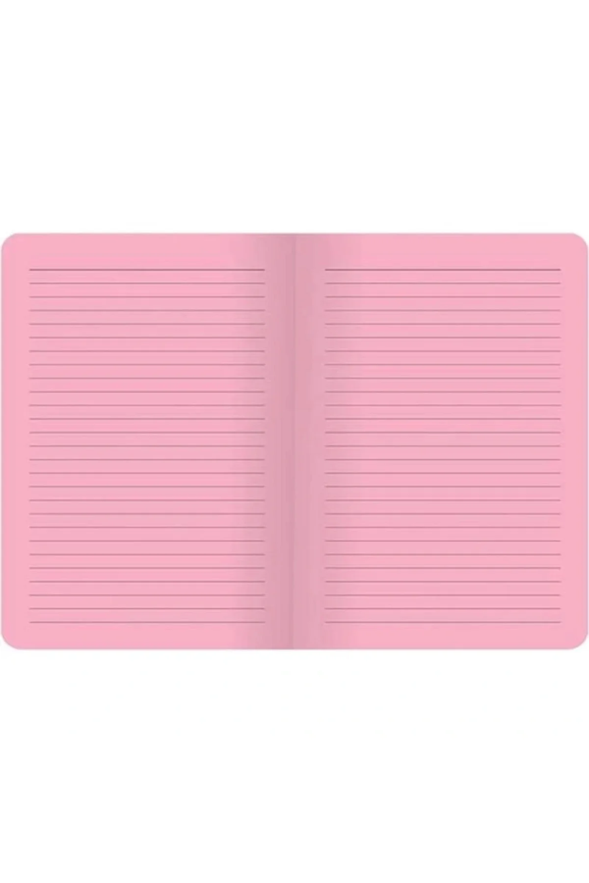 A5 80 Yaprak Renkli Sayfa Çizgili Defter, Pembe