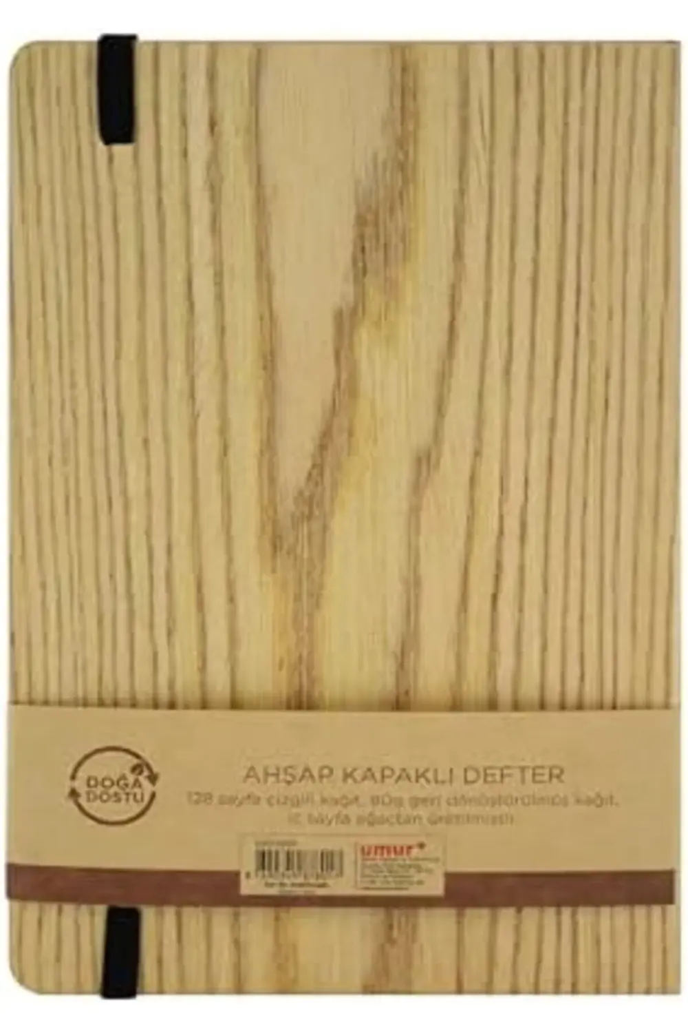 A5 Ahşap Kağıt Kaplı Defter Ahşap Rengi 395519