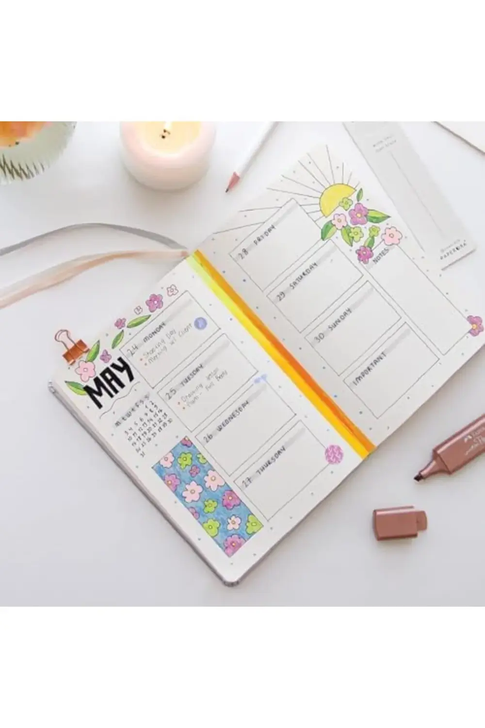 A5 Bullet Journal Noktalı Defter 140 gr. 80 Yaprak Velvet 1178227