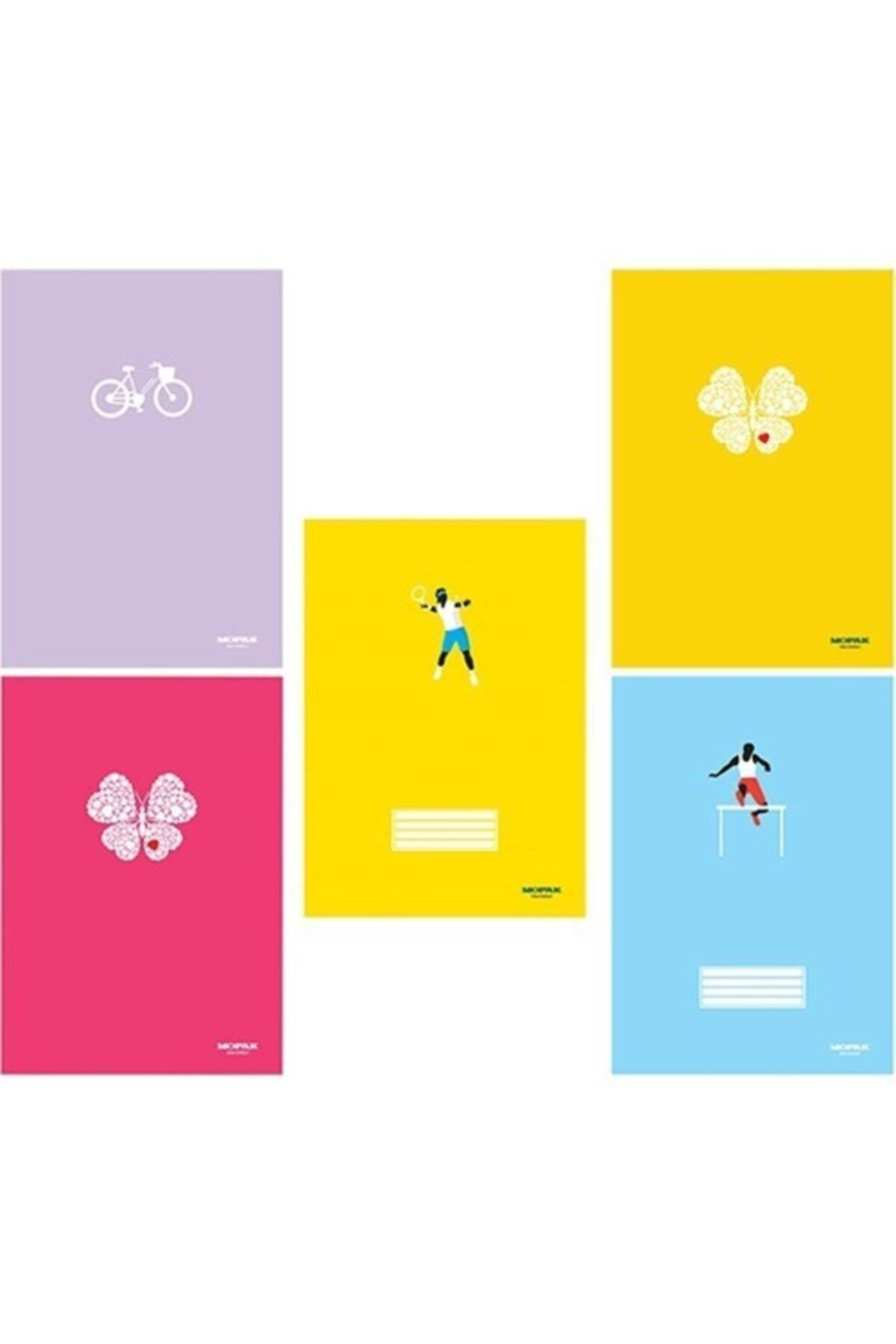 Mopak A5 Kareli 80 Yaprak Karton Kapak