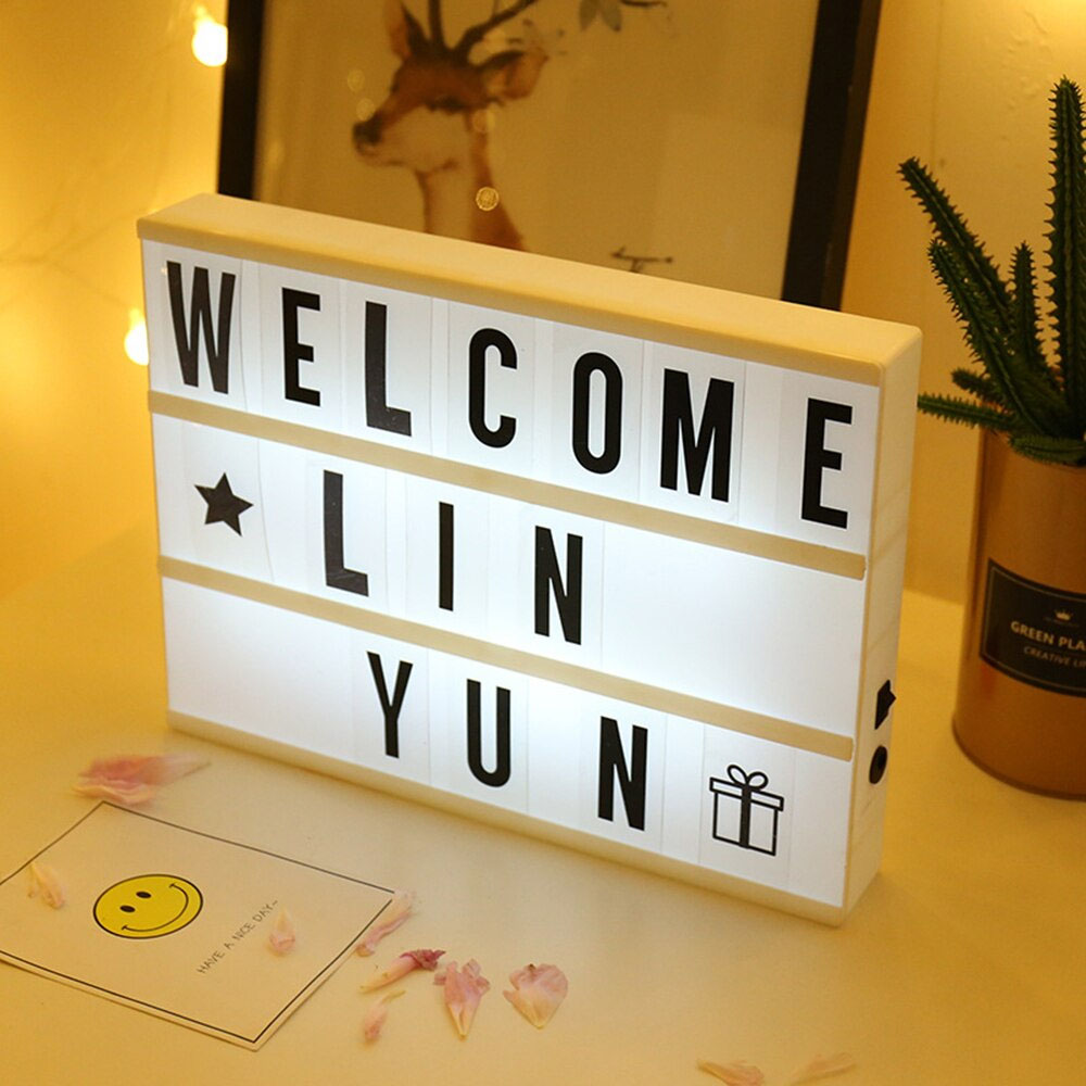 A5 Led Işıklı Yazı Panosu Lightbox A5 Led Işıklı Yazı Panosu Lightbox