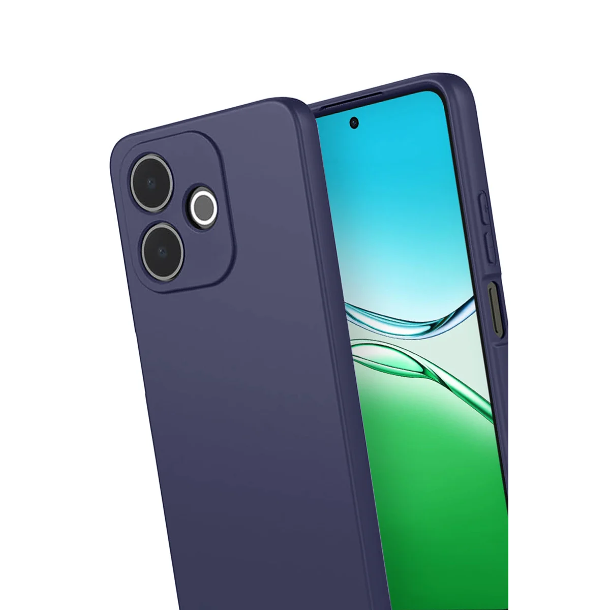A5 Pro 4G First Silikon Kılıf - Şık ve Güvenli Lacivert Koruma