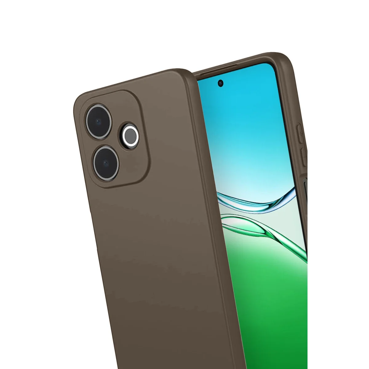 A5 Pro 4G First Silikon Kılıf - Kahverengi Premium Koruma ve Şıklık