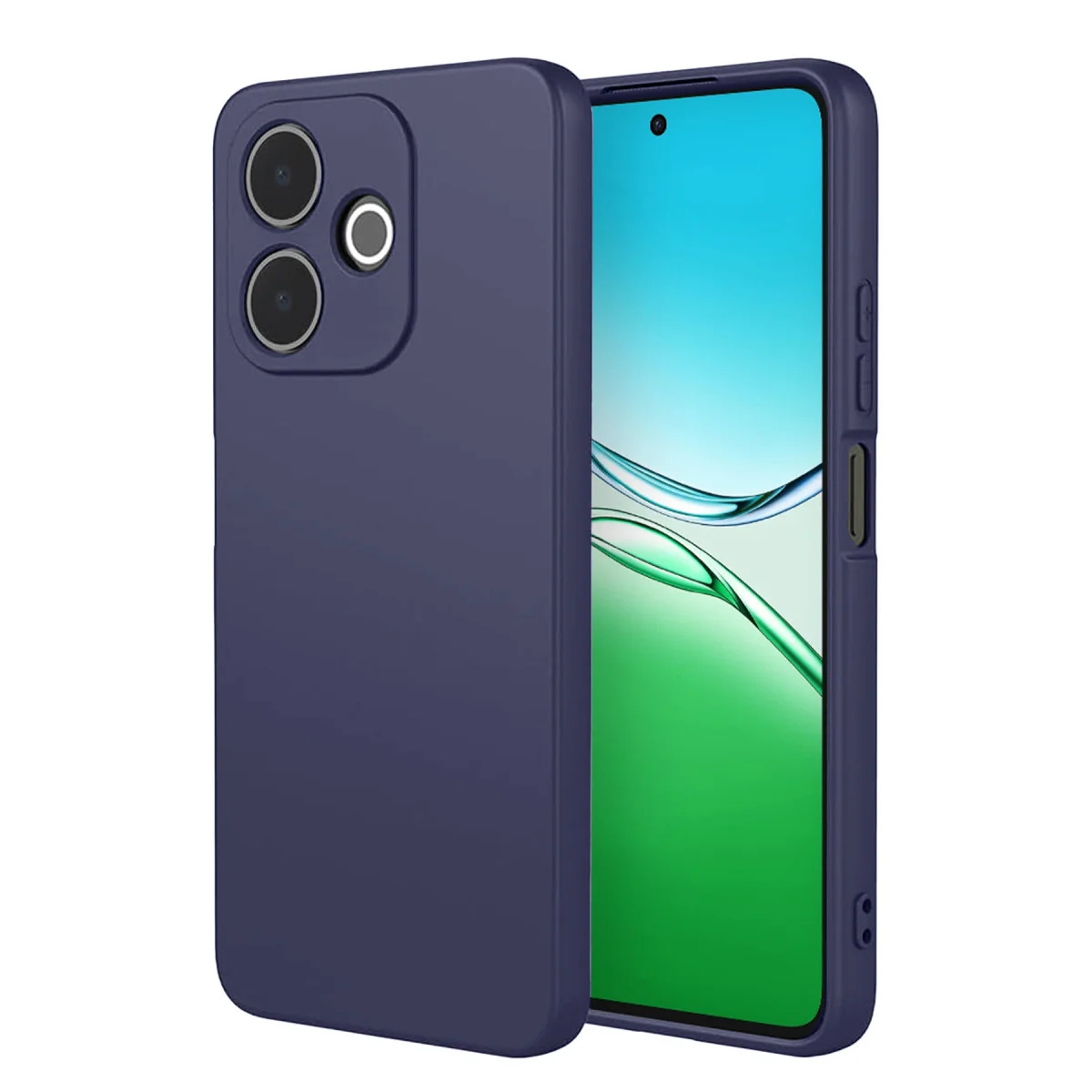 A5 Pro 4G First Silikon Kılıf - Şık ve Güvenli Lacivert Koruma