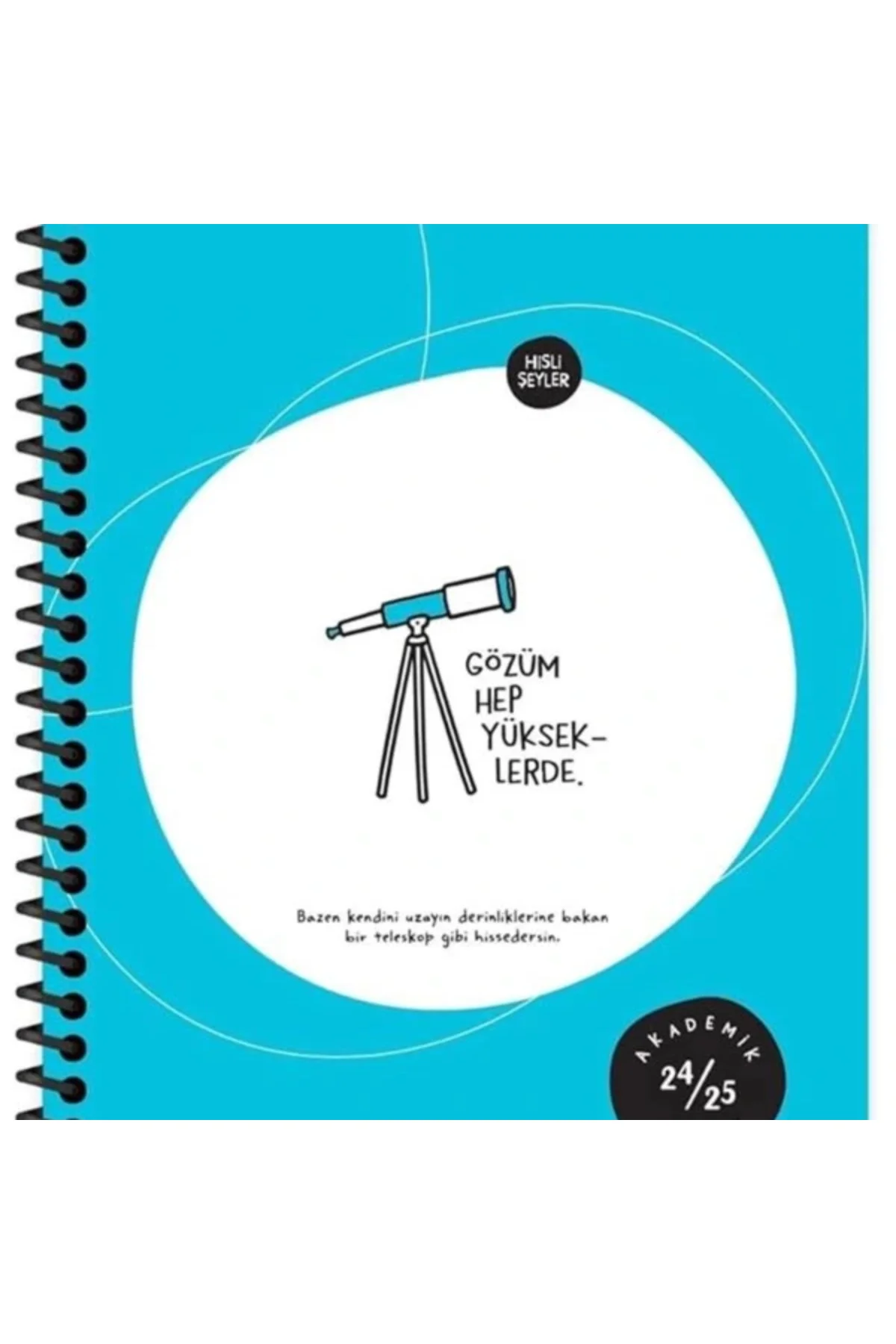 A5 Spiralli Akademik Ajanda Gözüm Yükseklerde
