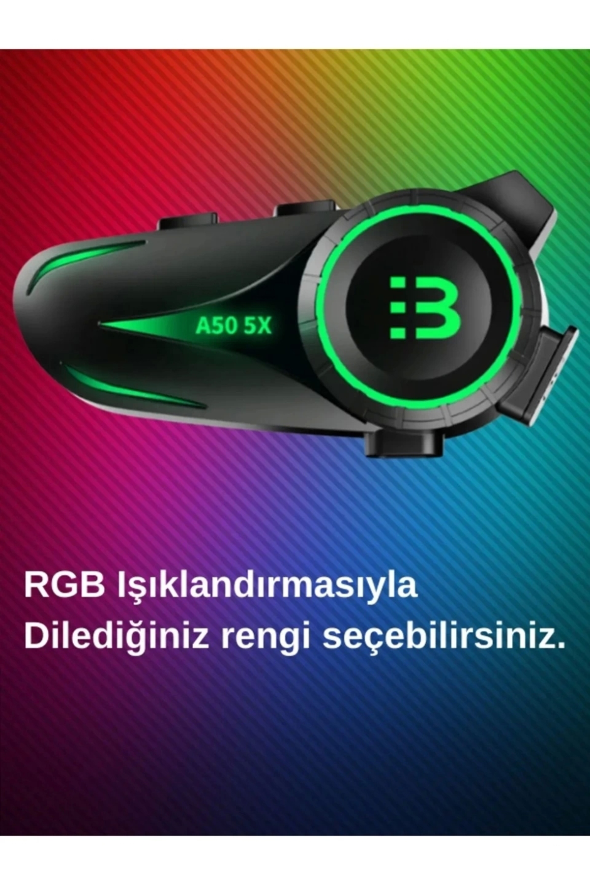 Kalera A50 5X Motor Kask Kulaklik Rgb Bluetooth Motosiklet Kulaklik İnte
