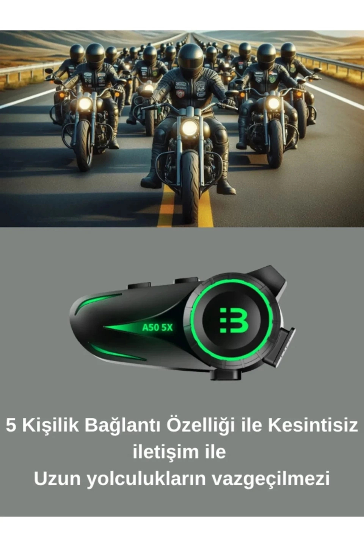 Kalera A50 5X Motor Kask Kulaklik Rgb Bluetooth Motosiklet Kulaklik İnte