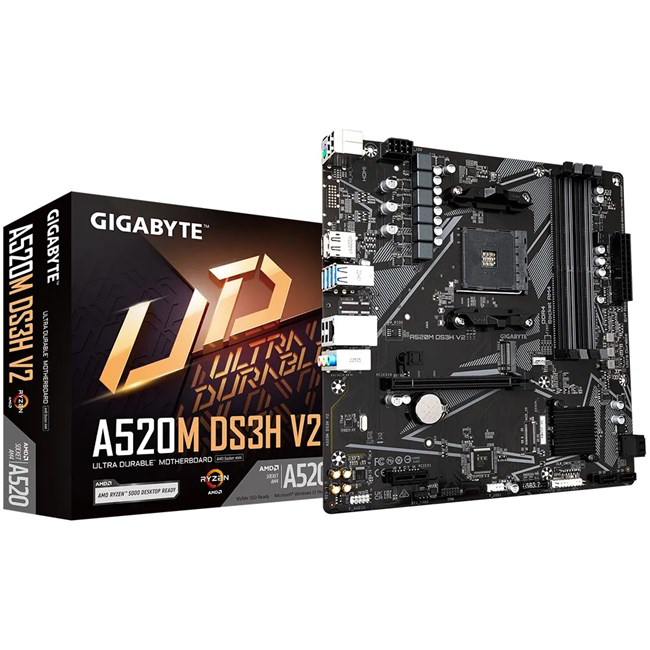 Gigabyte A520m Ds3h V2 Am4 Ryzen Ddr4 Hdmi Dp