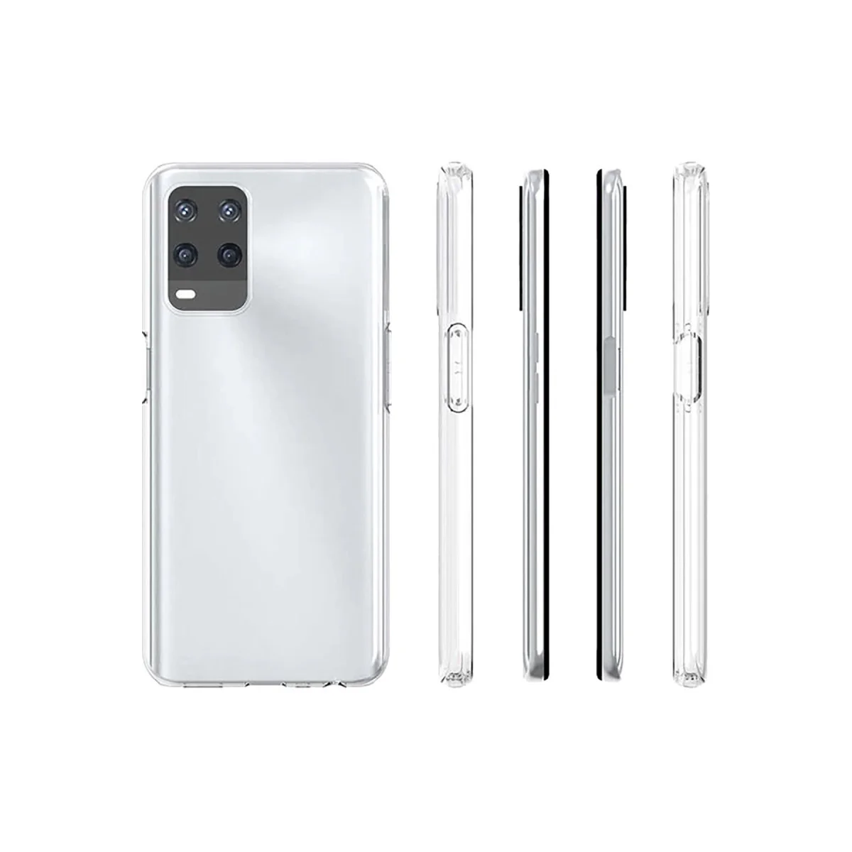 A54 4G Deluxe Şeffaf Silikon Kılıf - 2mm Yumuşak ve Pürüzsüz Koruma