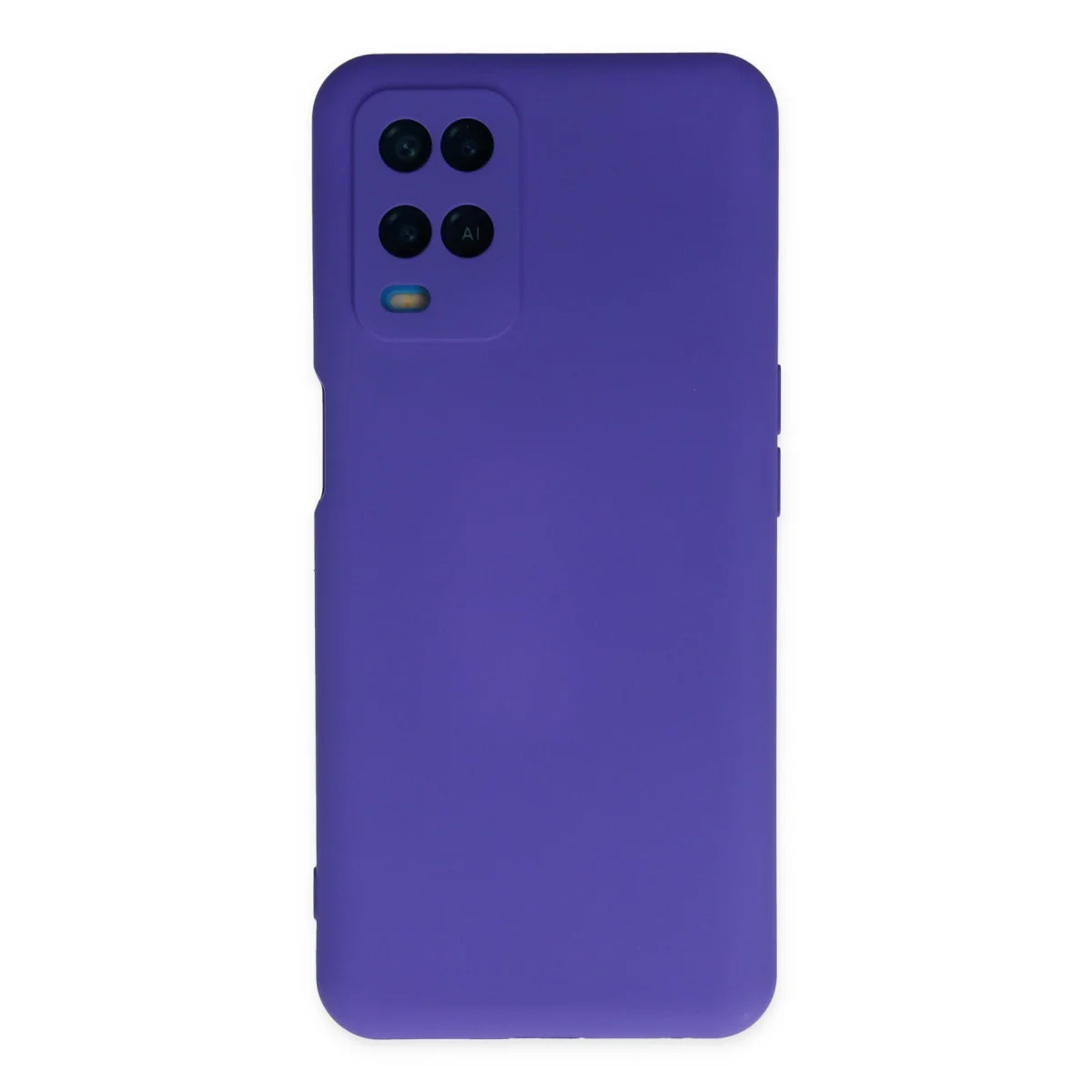 A54 4G Nano İçi Kadife Silikon Kılıf - Mor - Yerli Üretim Koruma Kapağı